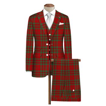 Clan Livingstone Modern Tartan Three Piece Suit