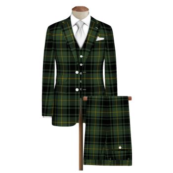 Clan Macarthur Tartan Three piece suit