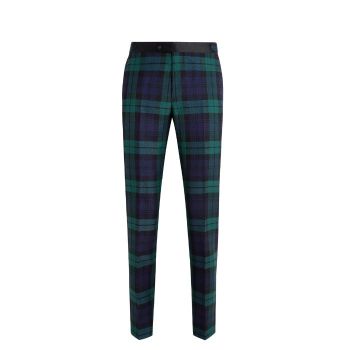 Scottish Tartan Plaid Tux Trousers - Clan Craze